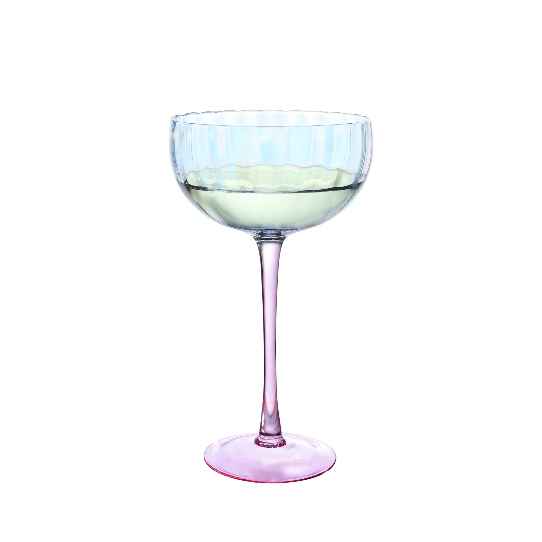 Candy Blue Champagneskål